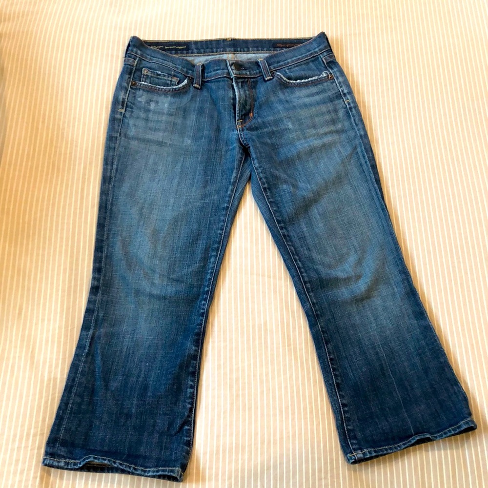 Citizens of Humanity Low Waist Cropped Jeans